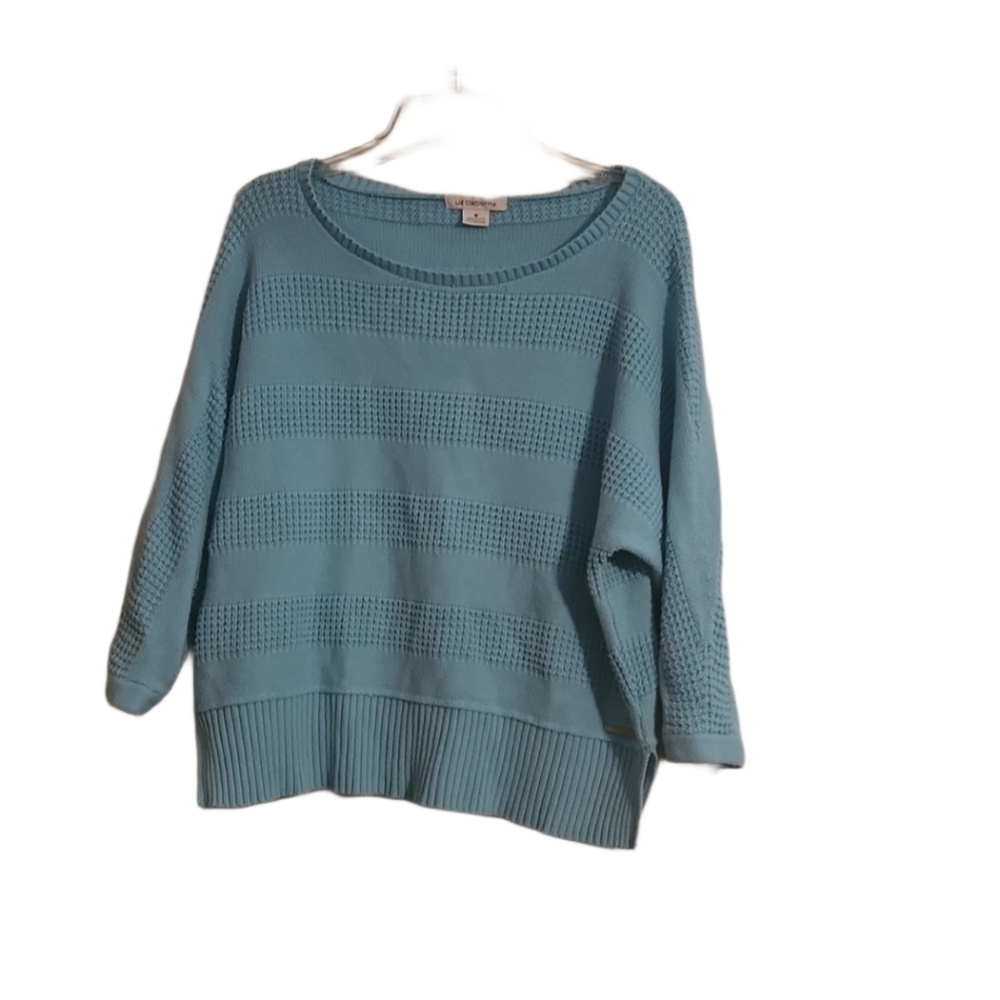 Blue/green sweater